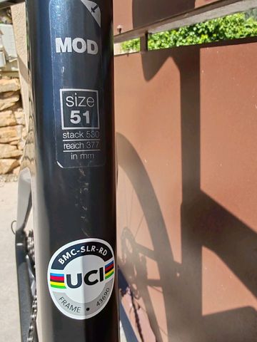 Gebrauchtes BMC Teammachine SLR01 THREE 2023 2023 Road & Gravel, Schwarz — Bild 5 von 6