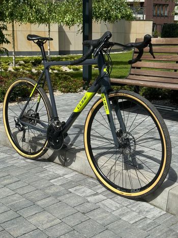 Used CUBE CROSS RACE PRO 2020 2020 Road & Gravel, Light Gray — image 1 of 15