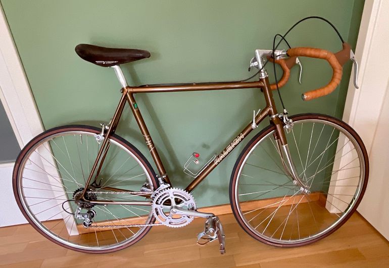 Used Raleigh Sirocco 1980 Braunmetallic 1980 Road & Gravel, Black — image 2 of 8