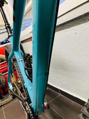 Brugt Yeti Frameset Yeti ARC Carbon Turq 2016 Mountainbike — billede 5 af 12