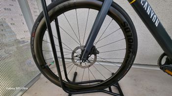 Used Canyon Roadlite CF 9 LTD 2021 Road & Gravel, Light Gray — image 6 of 8