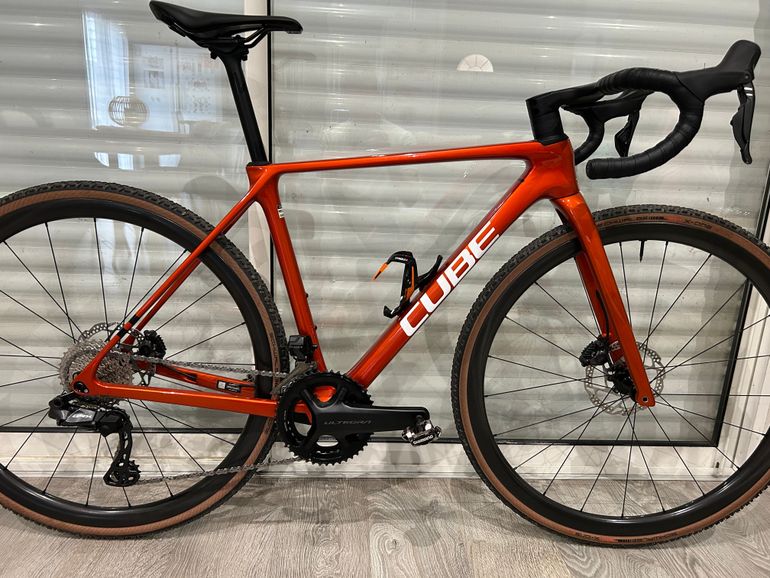 Used CUBE CROSS RACE C:62 SLX 2025 2025 Road & Gravel, Orange — image 1 of 5