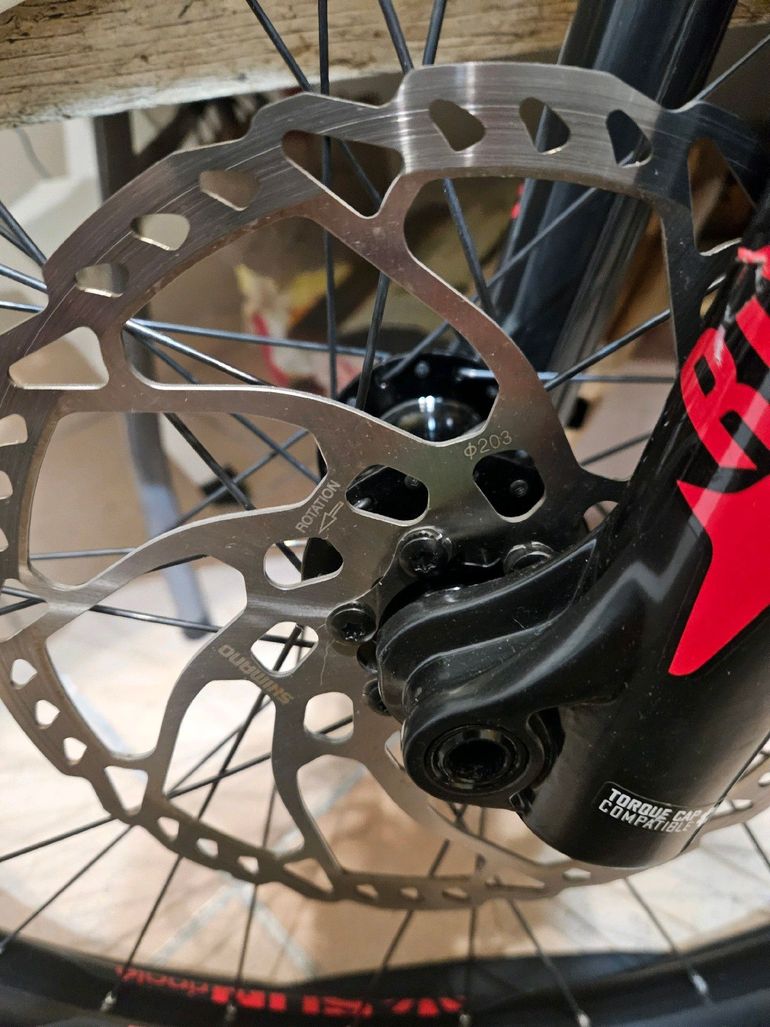 Gebrauchtes Trek Powerfly 7 2017 Mountainbike, Rot — Bild 5 von 11