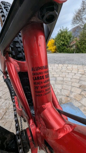 Gebrauchtes Dartmoor Blackbird EVO 29 2021 2021 Mountainbike, Rot, 29 — Bild 10 von 18