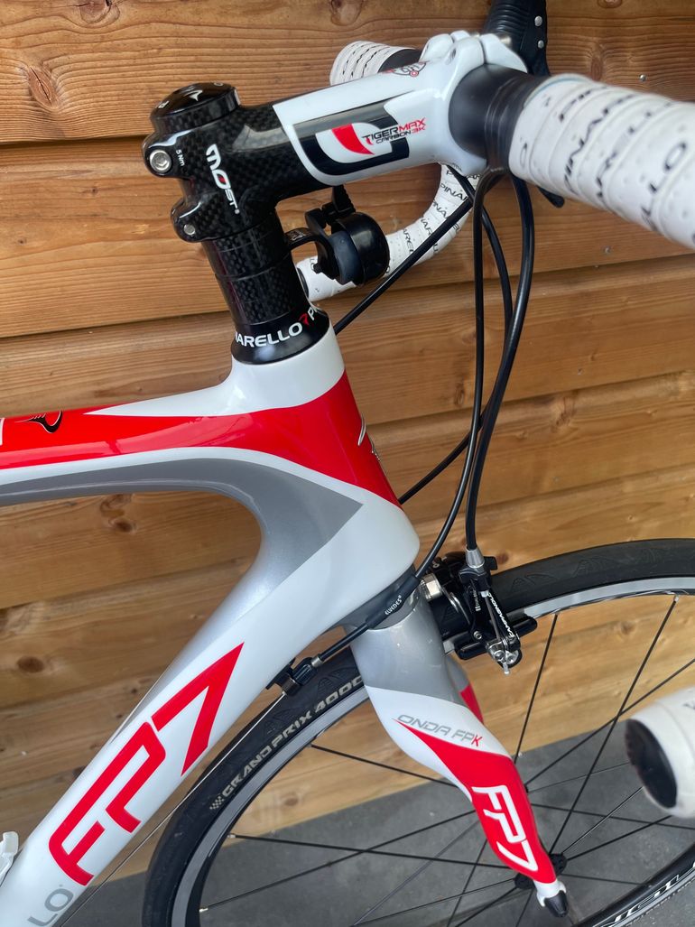 Used Pinarello Pinarello FP7 46HM3KVoll Carbon, Campagnolo Record, Onda FPK 2018 Road & Gravel, Gris claro — image 9 of 20