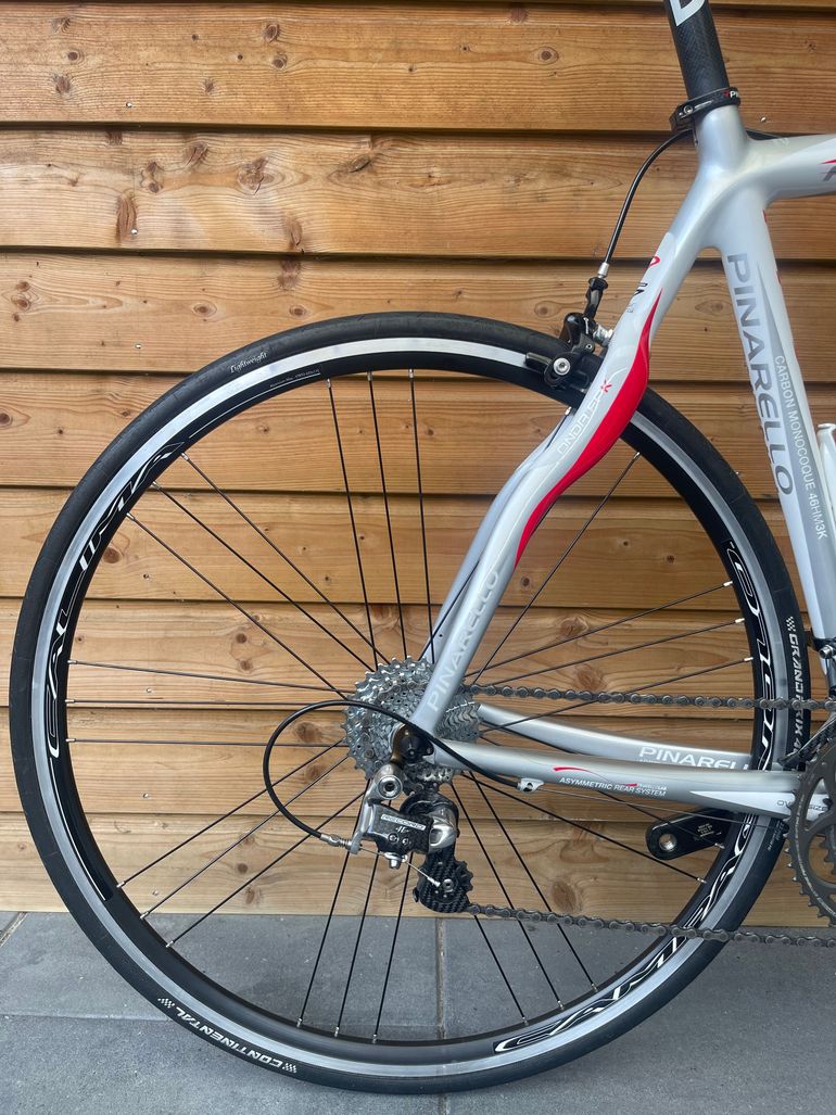 Used Pinarello Pinarello FP7 46HM3KVoll Carbon, Campagnolo Record, Onda FPK 2018 Road & Gravel, Gris claro — image 2 of 20