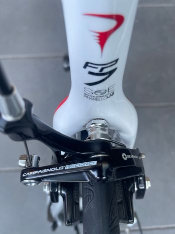 Used Pinarello Pinarello FP7 46HM3KVoll Carbon, Campagnolo Record, Onda FPK 2018 Road & Gravel, Gris claro — image 10 of 20