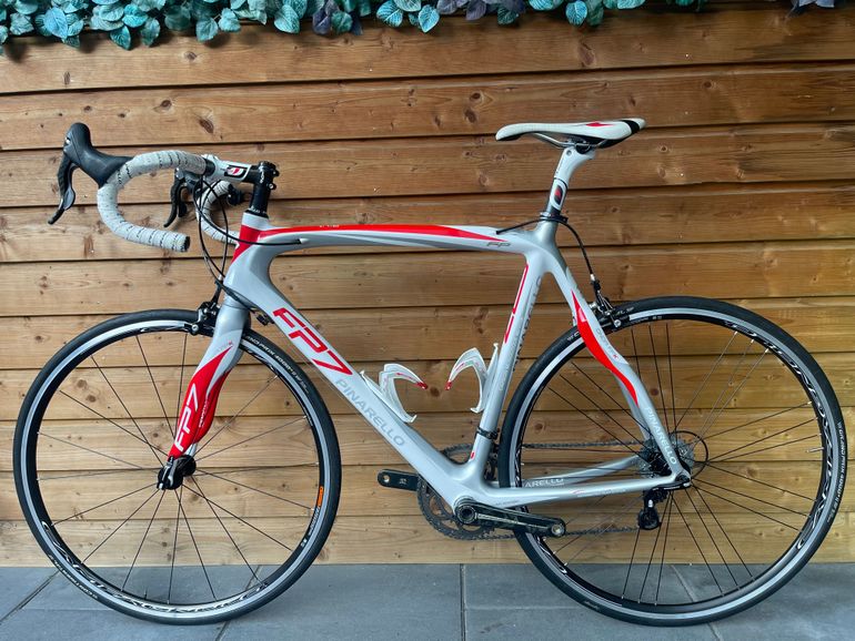 Used Pinarello Pinarello FP7 46HM3KVoll Carbon, Campagnolo Record, Onda FPK 2018 Road & Gravel, Gris claro — image 5 of 20