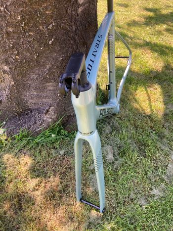 Used Polygon Strattos S8X 2025 Frameset 2025 Road & Gravel, Green — image 2 of 8