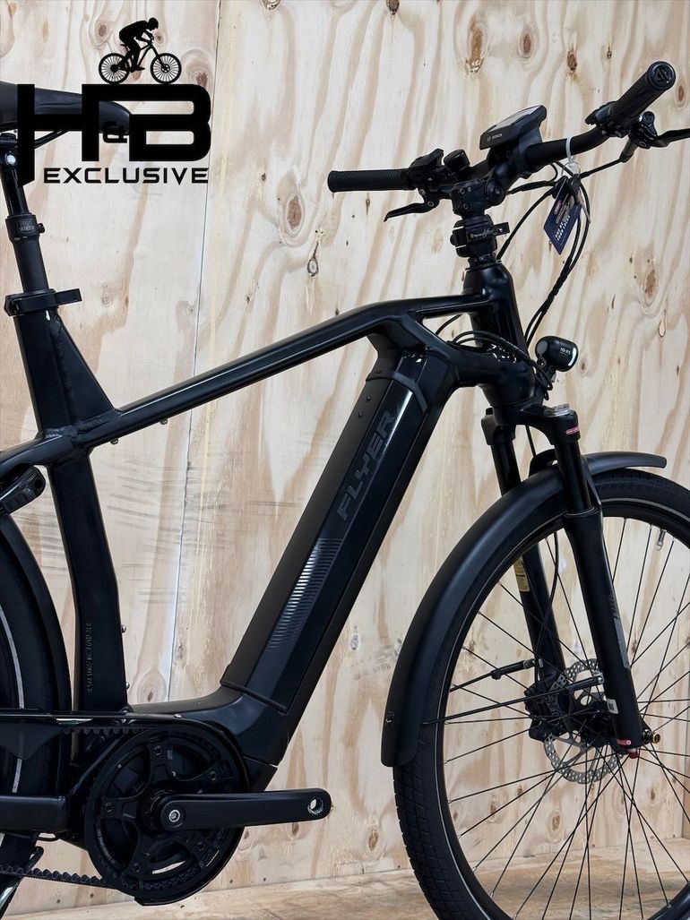 Used Flyer GoTour 6 7.23 Enviolo 2022 Mountainbike, Black — image 5 of 14