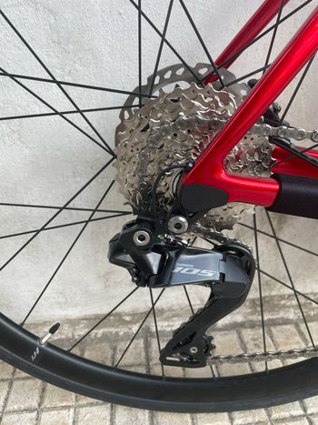 Used Wilier Filante Hybrid SHIMANO 105 DI2 2X12 + MAHLE X20 2024 2024 Road & Gravel, Red — image 7 of 9