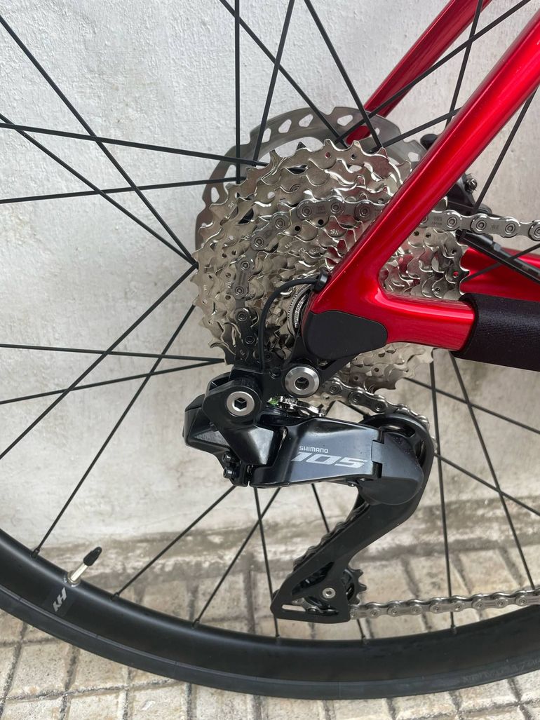 Used Wilier Filante Hybrid SHIMANO 105 DI2 2X12 + MAHLE X20 2024 2024 Road & Gravel, Red — image 7 of 9