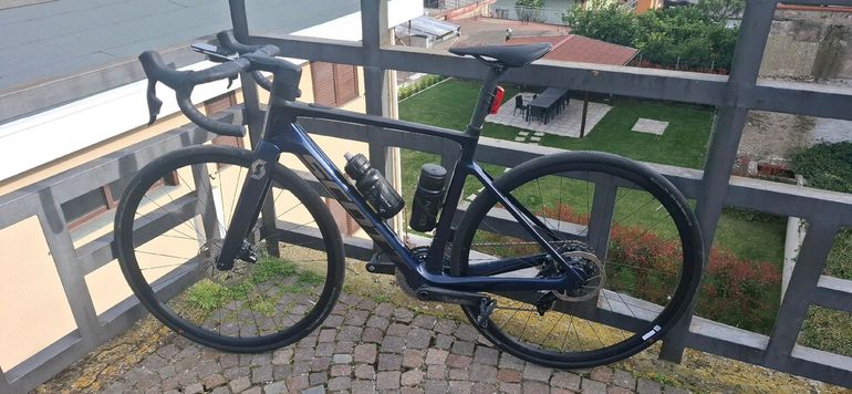 Used Scott Addict RC eRIDE SRAM Rival 2023 Road & Gravel, Blue — image 1 of 5