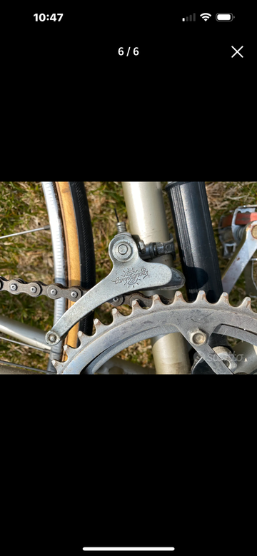 Used Vintage Learco Guerra 1967 Road & Gravel, Light Gray — image 10 of 10