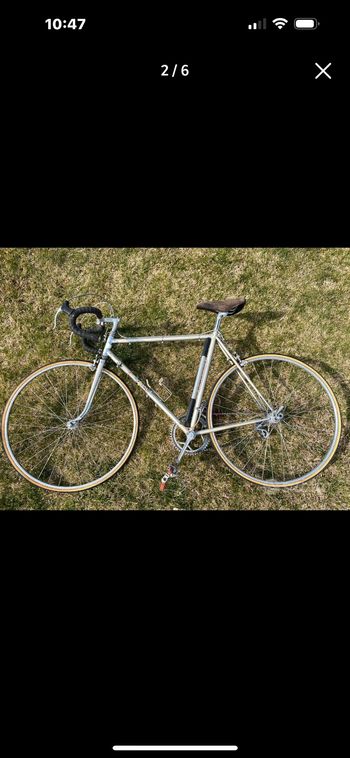 Used Vintage Learco Guerra 1967 Road & Gravel, Grigio chiaro — image 2 of 10