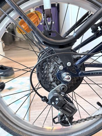 Used B’TWIN E-TILT 500 2023 Road & Gravel, Blue — image 6 of 7