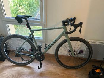 Used Canyon Grizl 5 2024 2024 Road & Gravel, Light Gray — image 2 of 4