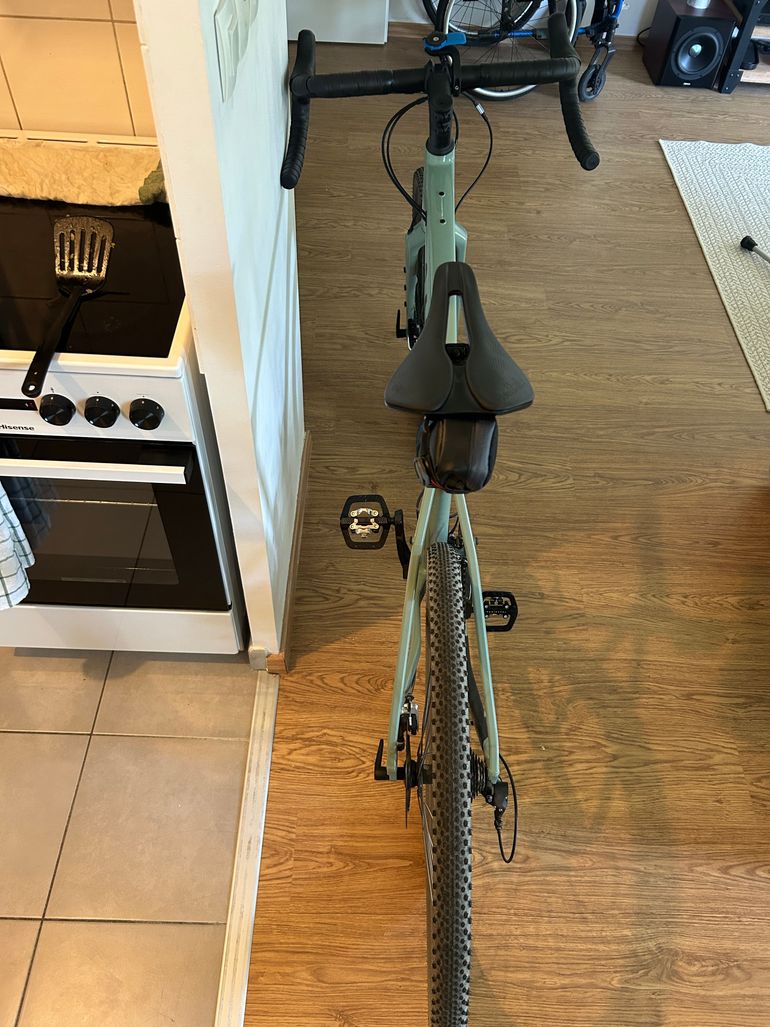 Used Canyon Grizl 5 2024 2024 Road & Gravel, Light Gray — image 3 of 4