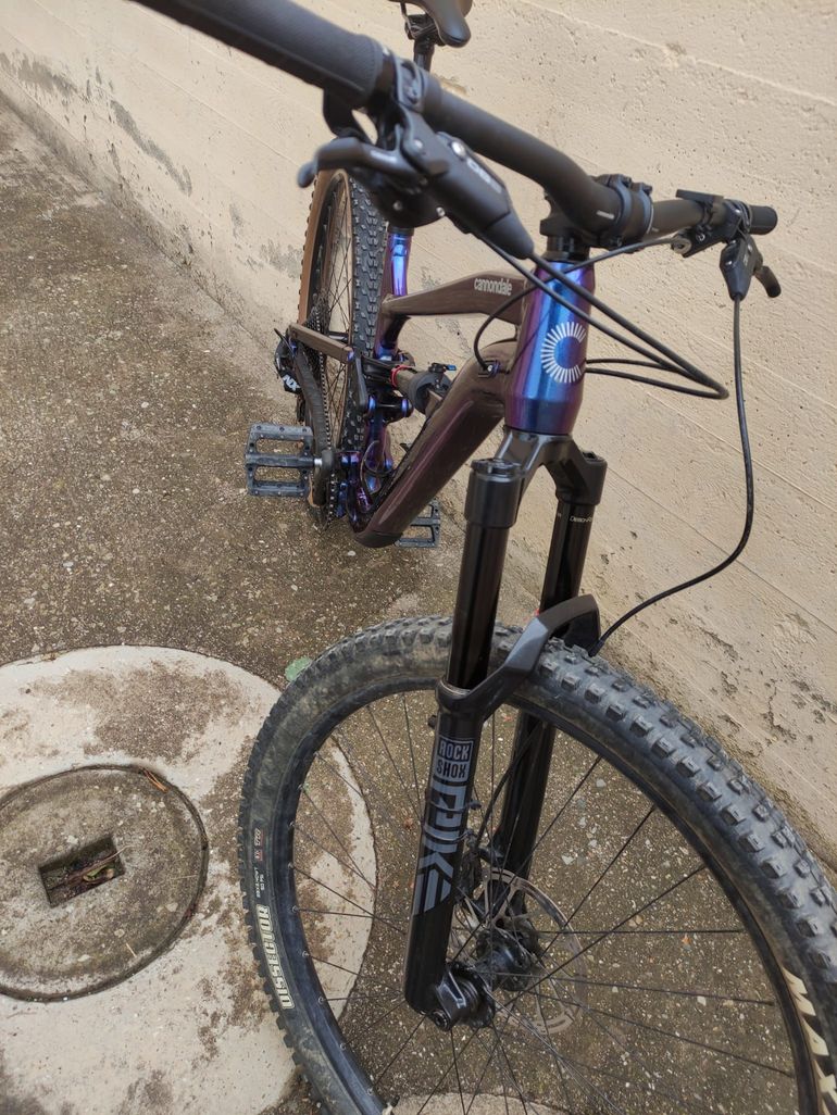 Gebrauchtes Cannondale Habit 3 2023 2023 Mountainbike, Violett, 27.5 — Bild 3 von 3