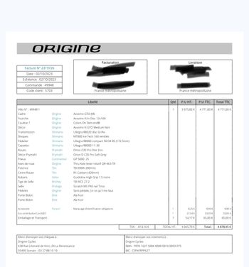 Used Origine Axxome 3 GTO 2023 Road & Gravel, Purple — image 7 of 7