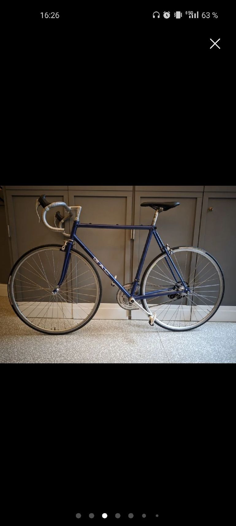 Used Vintage G.A.C. 1980 Road & Gravel, Blue — image 2 of 4