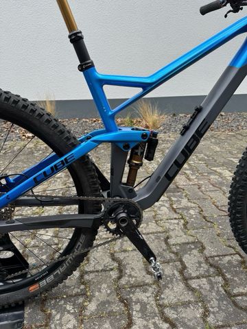 Used CUBE Stereo SRAM GX Eagle AXS 2022 Mountainbike, Blue — image 3 of 9