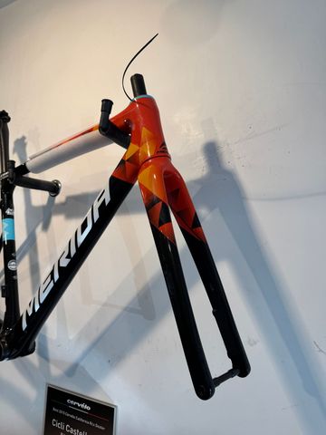 Merida SCULTURA TEAM 2023 Frameset 2023 Road & Gravel usato, Arancione — immagine 5 di 6