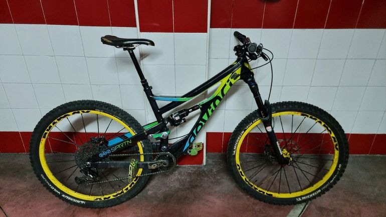 Used Devinci Spartan SRAM GX Eagle 2016 Mountainbike, Green — image 1 of 3