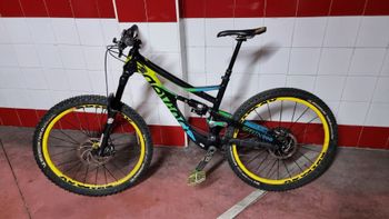 Used Devinci Spartan SRAM GX Eagle 2016 Mountainbike, Green — image 2 of 3
