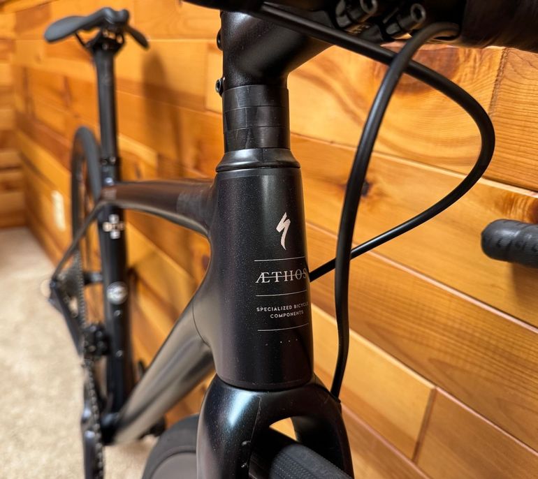 Used Specialized Aethos Expert 2022 2022 Road & Gravel, Black — image 6 of 19