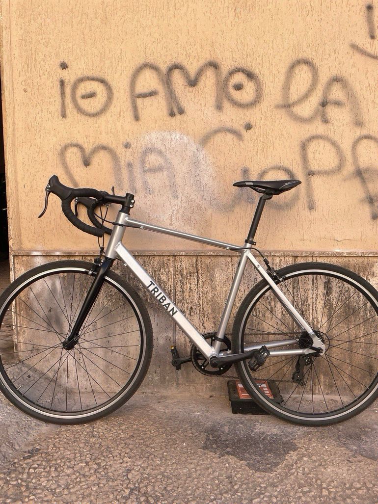 Used TRIBAN Road bike RC 100 2022 2022 Road & Gravel, Light Gray — image 2 of 4