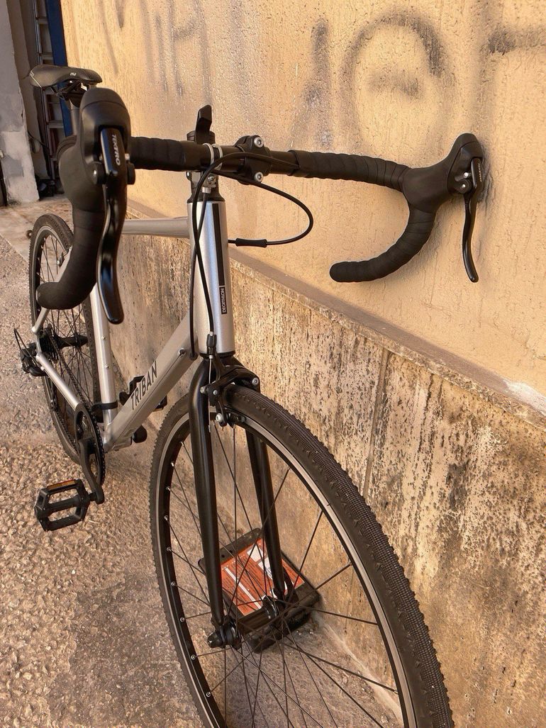 Used TRIBAN Road bike RC 100 2022 2022 Road & Gravel, Light Gray — image 4 of 4