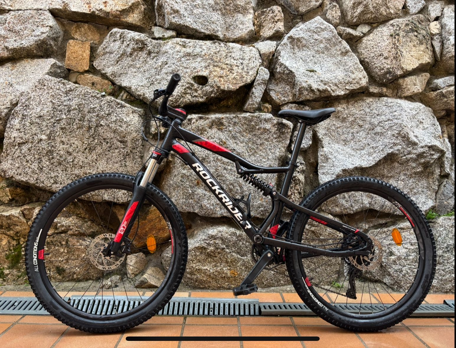 Full Suspension Bici Rockrider St 530 St 530 Decathlon Full