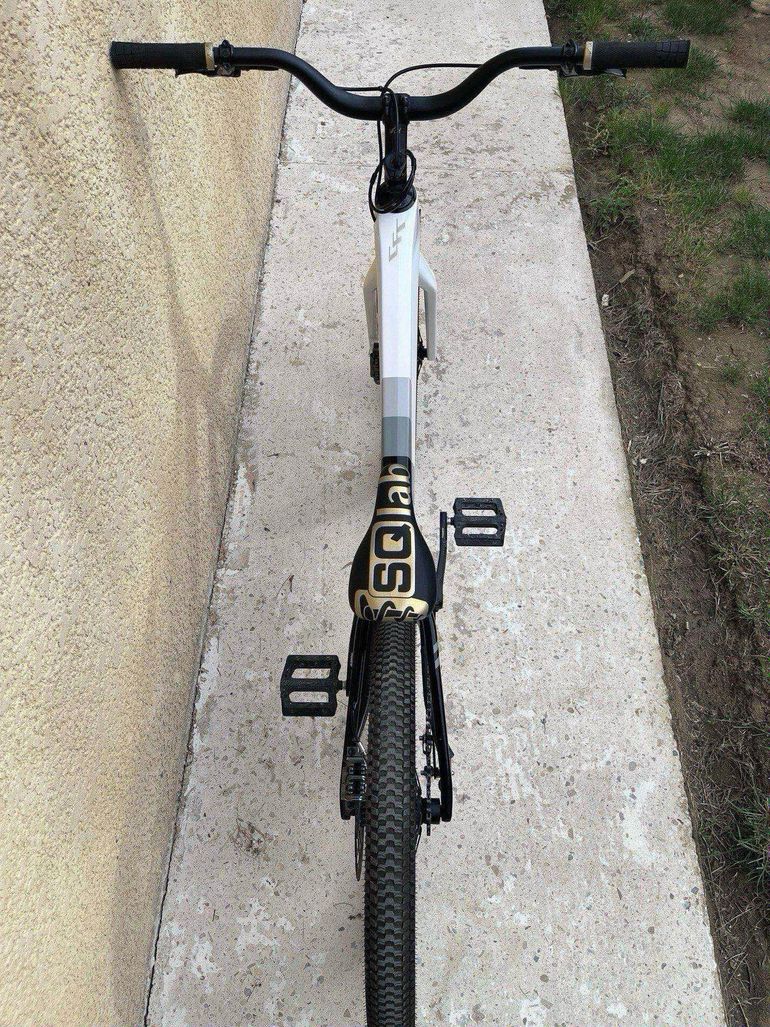 Used Canyon Stitched CFR Trial 2023 2023 Mountainbike, White — image 4 of 9