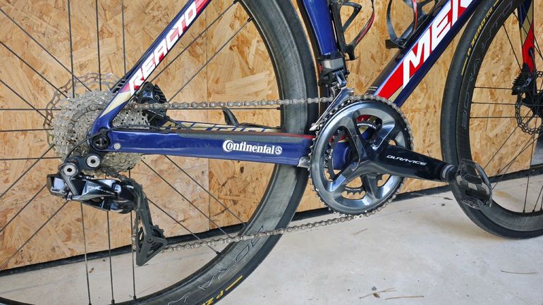 Used Merida REACTO DISC TEAM-E 2018 2018 Road & Gravel, Blue — image 3 of 10
