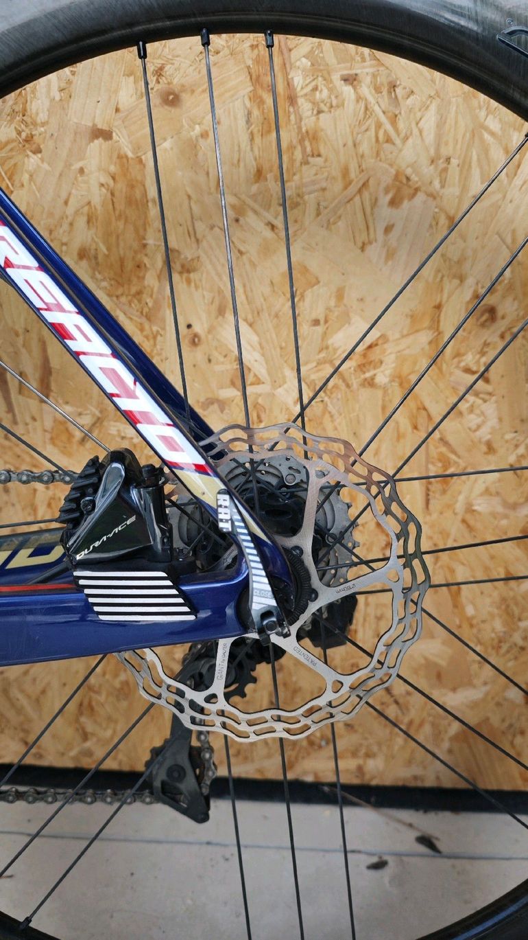 Used Merida REACTO DISC TEAM-E 2018 2018 Road & Gravel, Blue — image 9 of 10