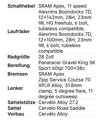 Brugt Cervélo Aspero SRAM Apex 2024 Road & Gravel — billede 12 af 13