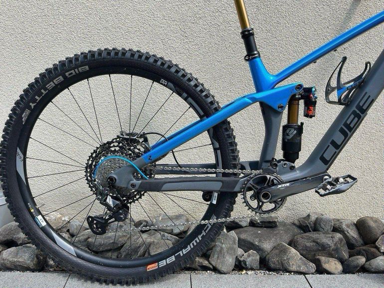 CUBE Stereo Shimano XTR 2023 Mountainbike de segunda mano, Azul — imagen 3 de 9