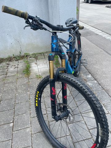 CUBE Stereo 120 2021 Mountainbike de segunda mano, Azul — imagen 8 de 12