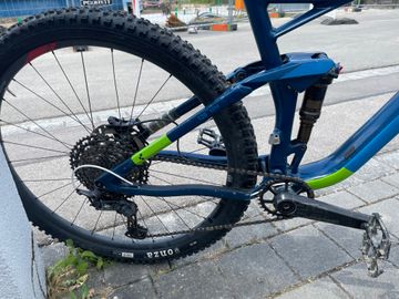 CUBE Stereo 120 2021 Mountainbike de segunda mano, Azul — imagen 6 de 12
