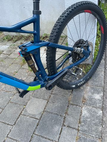 CUBE Stereo 120 2021 Mountainbike de segunda mano, Azul — imagen 5 de 12