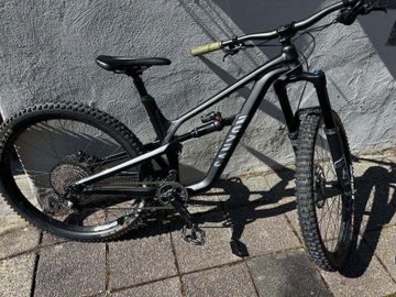 Gebrauchtes Canyon Spectral Shimano SLX 2021 Mountainbike, Hellgrau — Bild 1 von 12