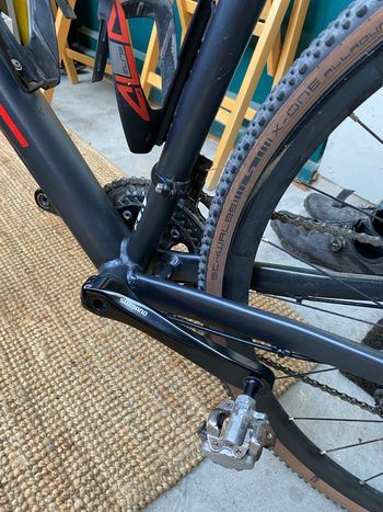 Used CUBE CROSS RACE PRO 2024 2024 Road & Gravel, Light Gray — image 7 of 8
