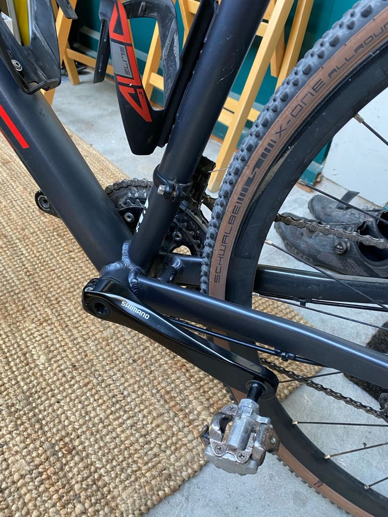 Used CUBE CROSS RACE PRO 2024 2024 Road & Gravel, Light Gray — image 7 of 8