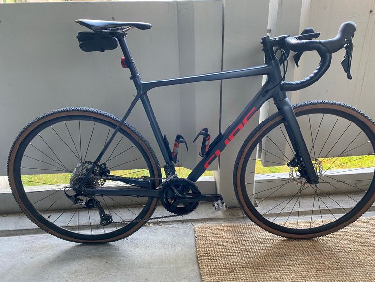 Used CUBE CROSS RACE PRO 2024 2024 Road & Gravel, Light Gray — image 1 of 8