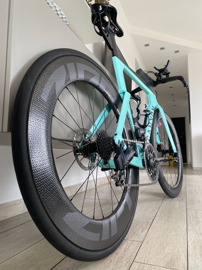 Gebrauchtes Canyon Speedmax CF 8 Disc eTap 2021 2021 Road & Gravel, Grün — Bild 4 von 12
