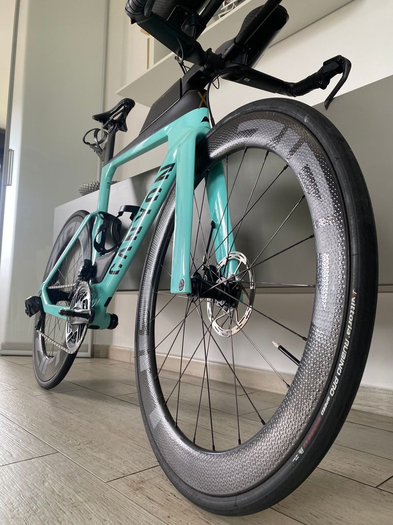Gebrauchtes Canyon Speedmax CF 8 Disc eTap 2021 2021 Road & Gravel, Grün — Bild 5 von 12