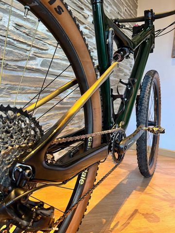 Used Cannondale Scalpel SRAM X01 Eagle 2020 Mountainbike, Green — image 3 of 7
