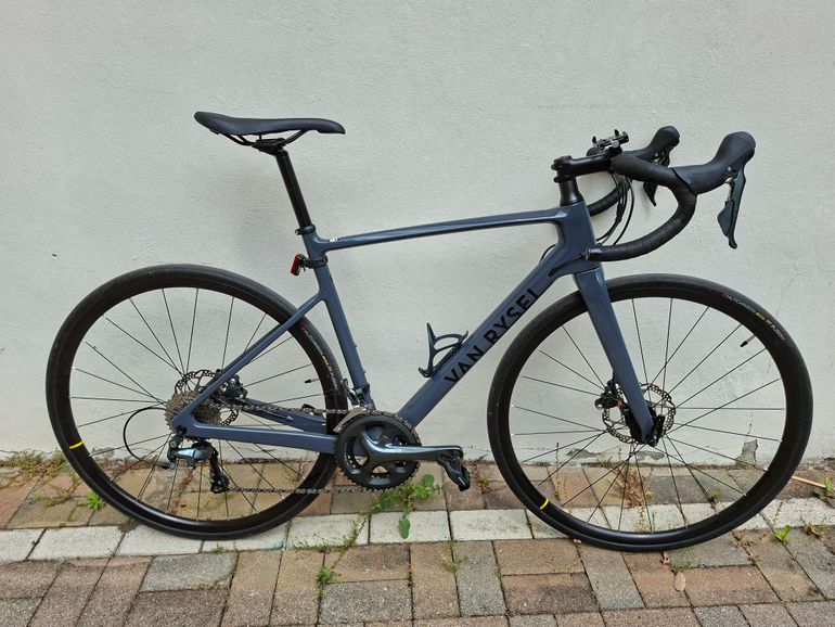 Used Van rysel Road Bike NCR CF Tiagra 2024 2024 Road & Gravel, Light Gray — image 1 of 7