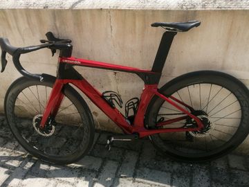 Cannondale Systemsix SRAM Force eTap AXS 2022 Road & Gravel usato, Rosso — immagine 5 di 5